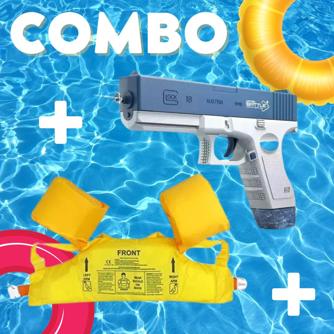 Miniatura 8 de COMBO FLOTADORES + PISTOLA DE AGUA